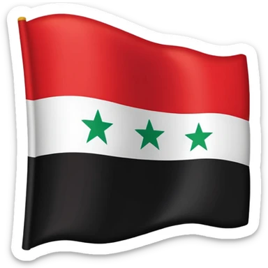 syrian flag sticker
