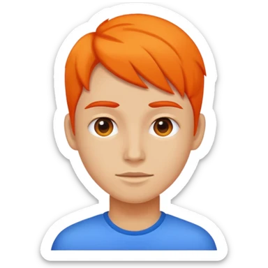 single unique figure standing out from a group, vibrant and expressive, symbolizing individualism sticker