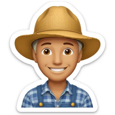 papa le gusta la iidea granjero  sticker