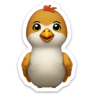 poulette sticker