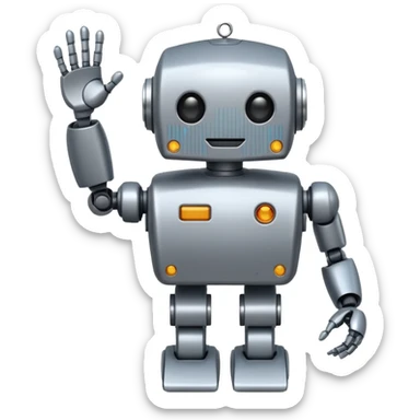 Crée-moi un robot sympathique sticker