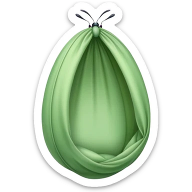 Butterfly in cocoon sticker