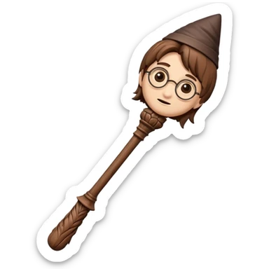 harry potter wand  sticker