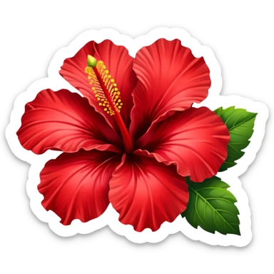 Hibiscus  sticker