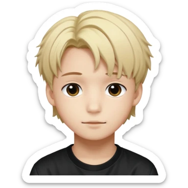 felix from stray kids, a kpop boy group sticker