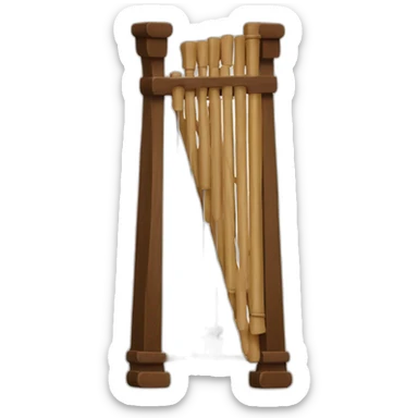 Xylophone lyre  sticker