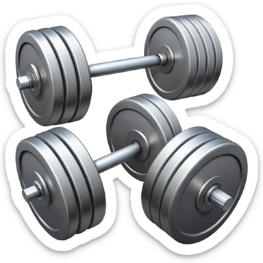 weights gym sticker