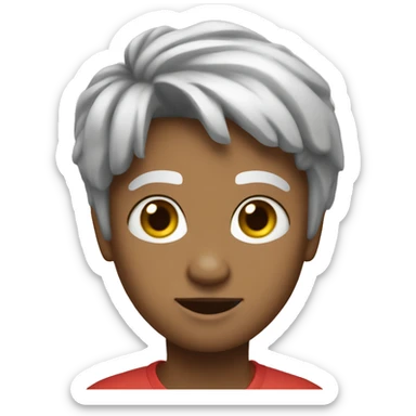 uma mao fazendo um v sticker