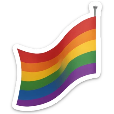 Lesbian color Flag sticker
