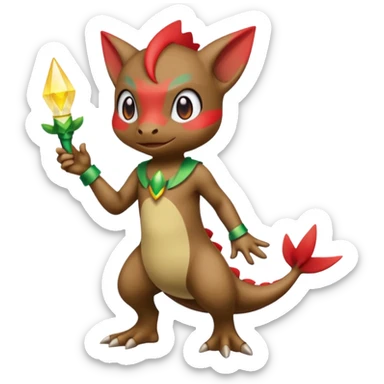 Axew (full body) sticker
