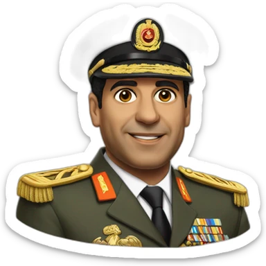 abd elfatah el sisi sticker