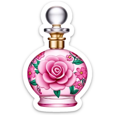 Realistic “Betsy Johnson” by Betsy Johnson perfume bottle sticker