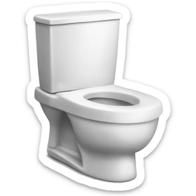 Skibidi toilet rizzing in Ohio sticker