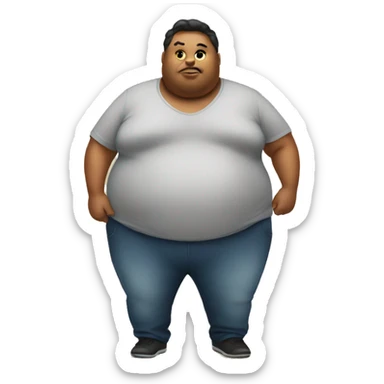 Obese sticker