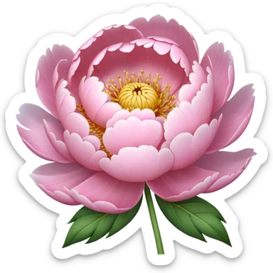 peony pastel sticker