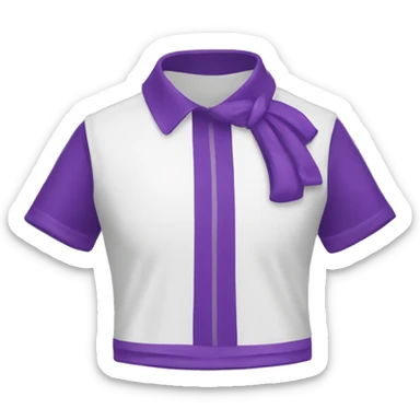 Pañuelo morado y blanco  sticker