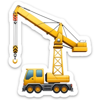 grue de chantier sticker