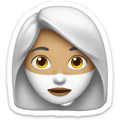 Mujer sorpendida sticker