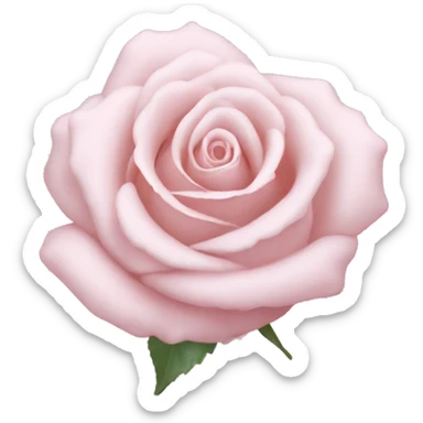 Cœur rose pale  sticker