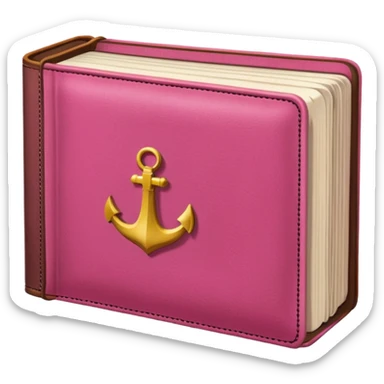pink law book horizontal sticker