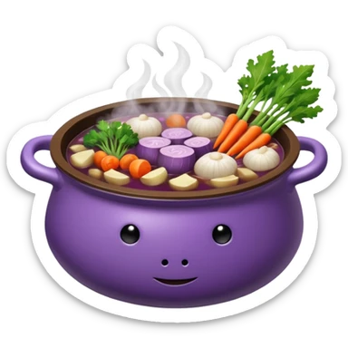 Taro hotpot  sticker