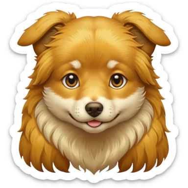 Dog in the style of a Renaissance painting  sticker