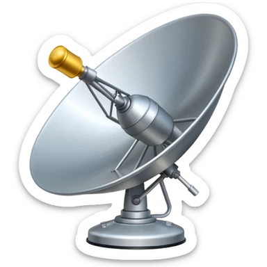 satellite dish signal sticker