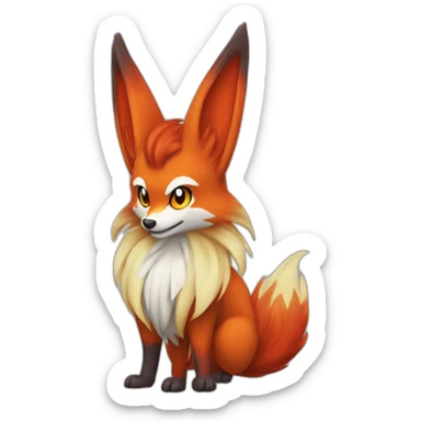 Delphox sticker