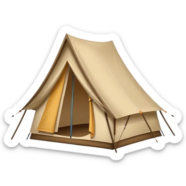 camping tent sticker