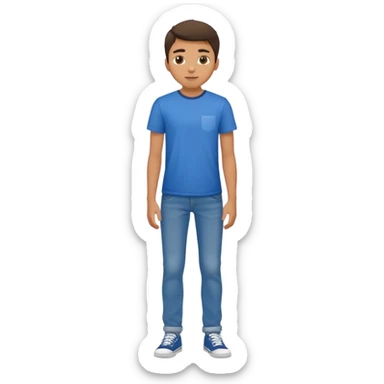 14 years old guy full body sticker