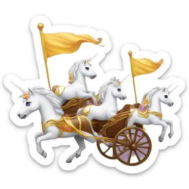 licornes parade sticker
