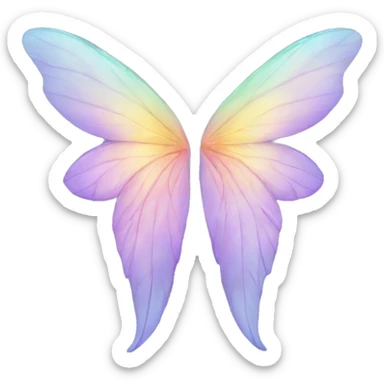 Fairy wings sticker