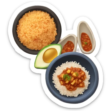 Menudo with rice sticker