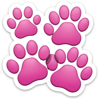 Dog paws sticker