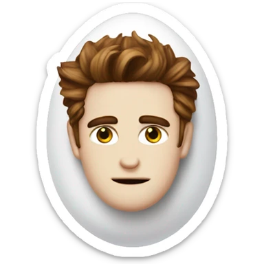 Edward Cullen as an egg sticker