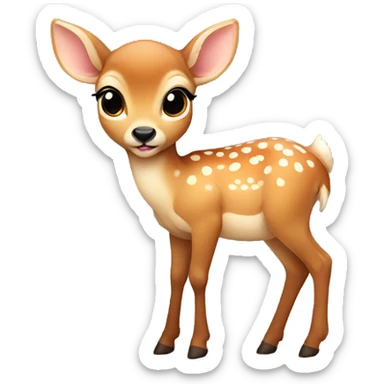 baby deer  sticker