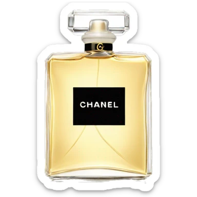 chanel gabrielle perfume bottle full sticker