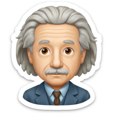 albert einstein sticker