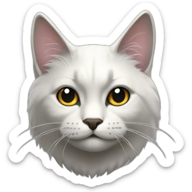 Gato ruso plomo oscuro sticker