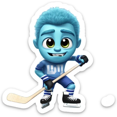 Monsters inc sully hockey sticker