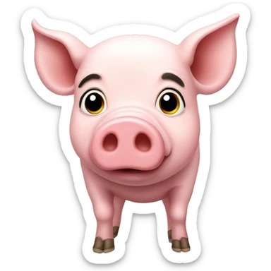 Pig sticker