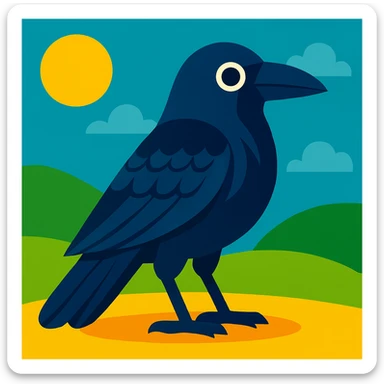 Raven sticker