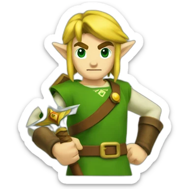 Link Legend of Zelda sticker