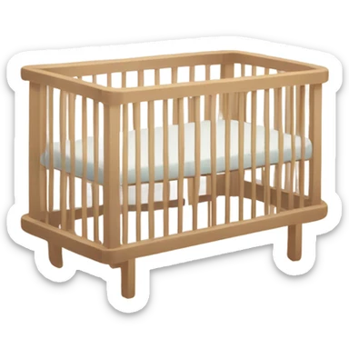 Baby crib sticker
