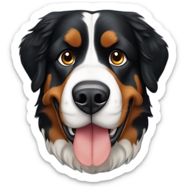 Bernese mountain dog james bond sticker