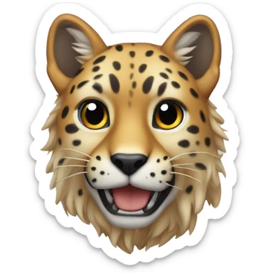 Hearth guepard sticker