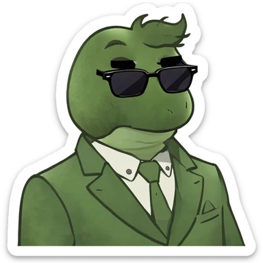 a face with a smug face sticker