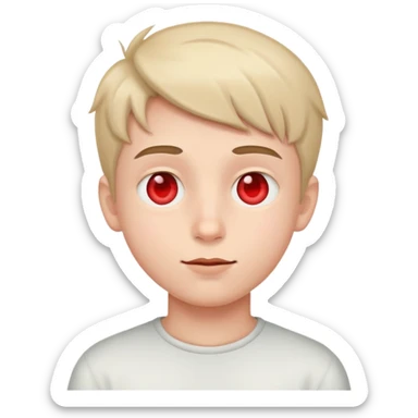 boy with heart eyes in love sticker