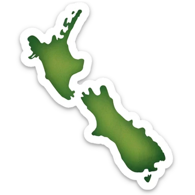 new Zealand map emoji sticker