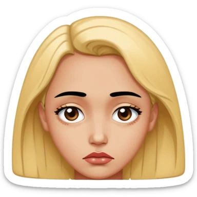 sad eyes , pop , 90s , y2k sticker